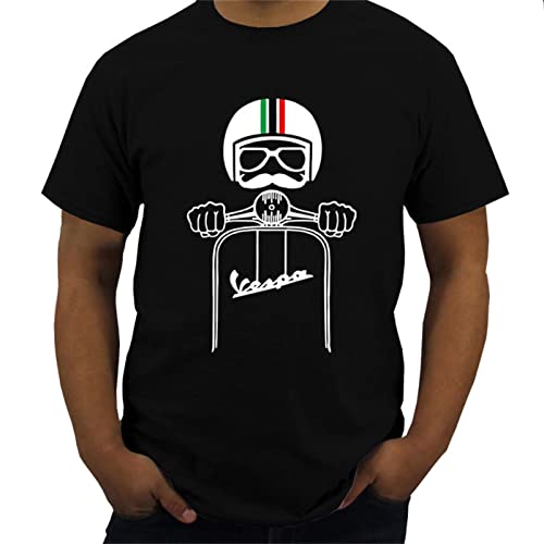 BOONEE Playeras de Deportivas para Hombre Vespa, Camisetas de Manga Corta y Cuello Redondo,...