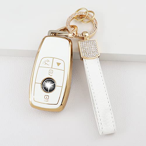 1797 Funda para llavero de Mercedes Benz C E G S Class SL CLA CLS GLA, accesorios brillantes para...