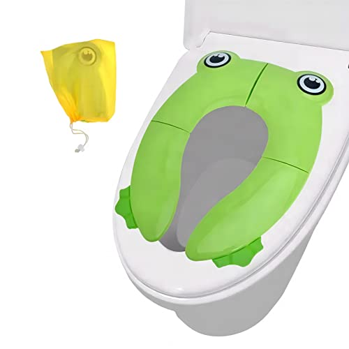 Asiento Entrenador Baño para Niños, Adaptador para Baño Portatil Niños y Niñas, Plegable...