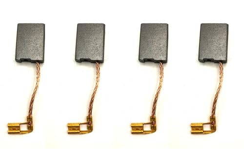 COEOPNC - Juego de 4 cepillos de carbono CB-218 197128-4 HM1802 H1812 GA9060 GA7060 - Piezas negras...