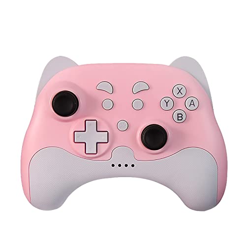 Lindo Switch Controller, Mando Pro Inalámbrico Bluetooth Mando de Juego Switch, Interruptor de luz...