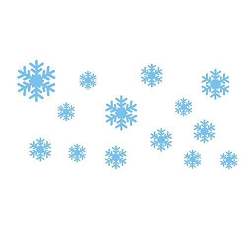 1pcs vinilo extraíble Diseño de moda Frozen Copos de nieve Art – Adhesivo decorativo para pared...
