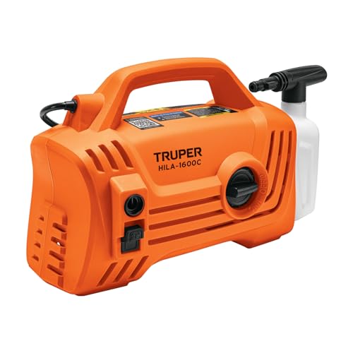 Truper HILA-1600C, Hidrolavadora eléctrica compacta 1.9 HP presión 1600 PSI 127 V