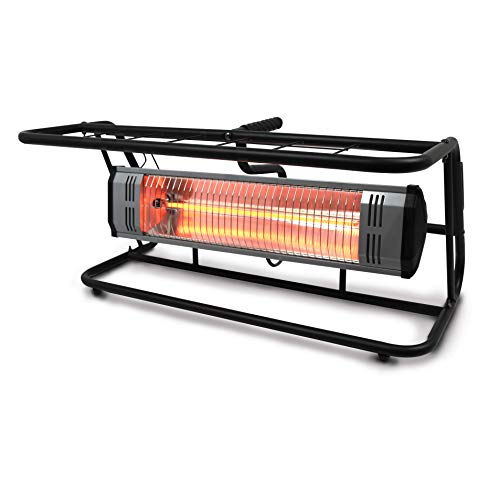 Heat Storm HS-1500-TRC Calentador de Espacio infrarrojo, Cable de 4 m, Negro