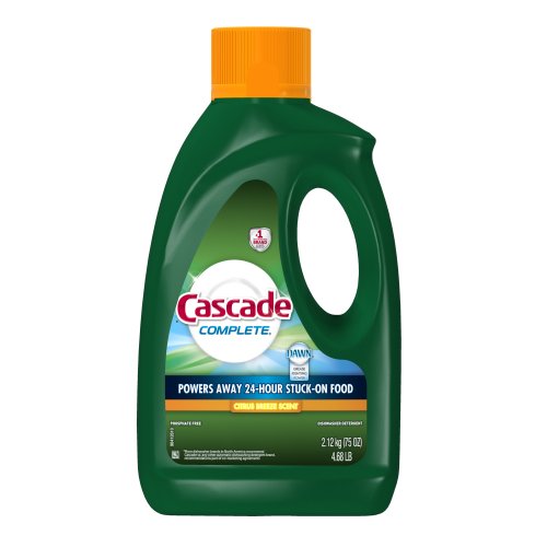 Cascade Detergente para lavavajillas de gel todo en 1 – brisa cítrica – 82 onzas de embalaje...