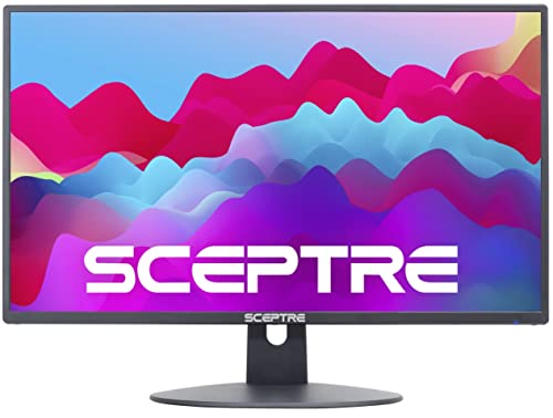 Sceptre 22 Inch 75Hz 1080P LED Monitor 99% sRGB HDMI X2 VGA Build-In Speakers, Negro máquina...