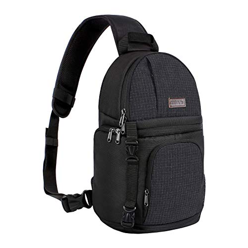 MOSISO Camara Bolsa, DSLR/SLR/Mirrorless Mochila a Prueba de Golpes Para Cámara Con Trípode e...