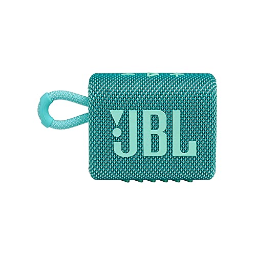 JBL Go 3, Bocina Portátil Bluetooth, 4.2 W de Potencia, Reproducción 5 Horas, Resistente al Agua y...