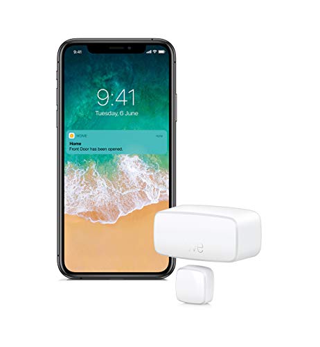 Eve - Puerta y ventana: sensor de contacto inalámbrico Apple HomeKit Smart Home para ventanas y...
