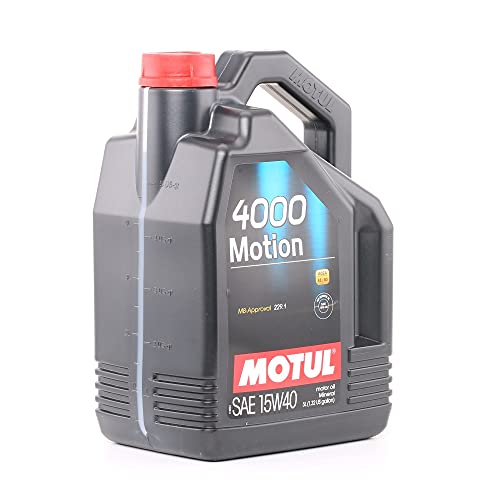 Motul Aceite de Motor 4000 Motion SAE 15W40 de 5 litros