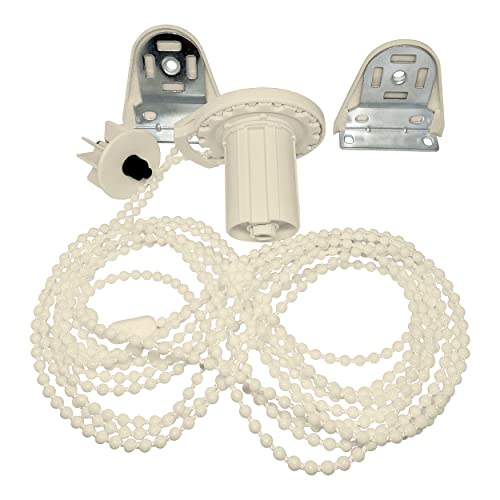 Kit Mecanismo PERSIANA Enrollable para Tubo DE 38MM con Soportes DE INSTALACIÓN, COPLE, Cadena,...