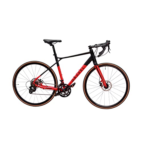 GRAVEL | Bicicleta De Ruta Armstrong R700 - Talla M 52cm Rojo | Bicicleta Ligera de Aluminio con 14...
