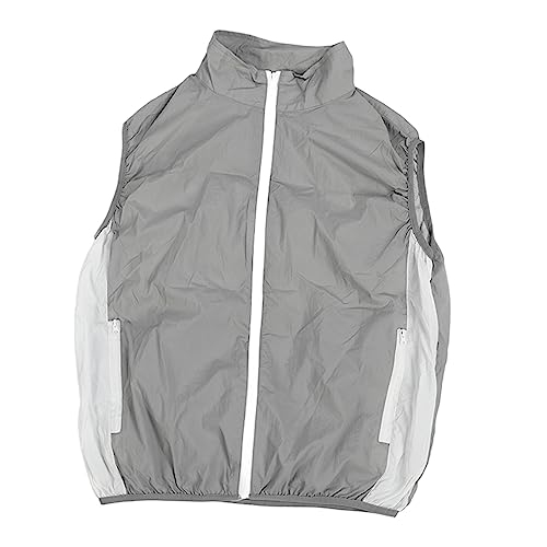 AMONIDA Ropa con Aire Acondicionado, 1 Clic Abierto Gris Rápida Disipación de Calor 6000 RPM...