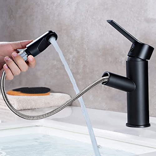 Mezcladora para Lavabo de Baño,VAGALBOX Llaves para Lavabo Baño Extraíble,Monomando para...