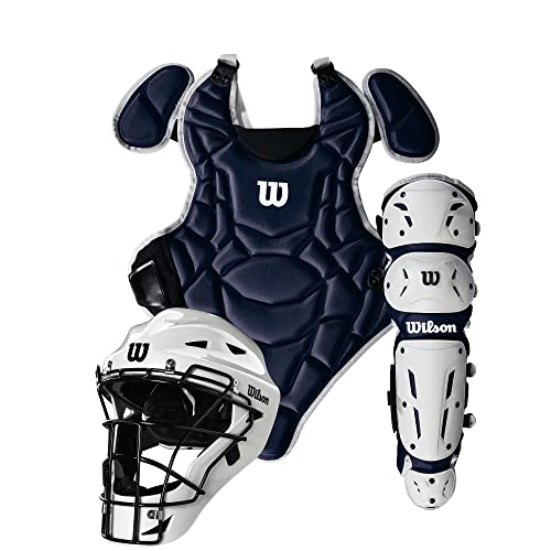 EvoShield Wilson EZ Gear 2.0 Kit de Equipo de Receptor - Azul Marino, L/XL