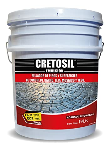 SELLADOR CRETOSIL EMULSIÓN (Apto para Pisos y Superficies de Concreto, Barro, Teja, Ladrillo,...