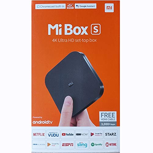 Xiaomi Mi Box S Android TV con Google Assistant Remote Streaming Media Player - Chromecast...