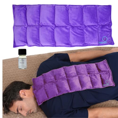 Naturalness - Compresa De Semillas y Plantas Medicinales Para Columna Vertebral Color Morado -...