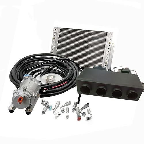 Kit de aire acondicionado universal para debajo del salpicadero, 12 V, unidad de CA para coche,...