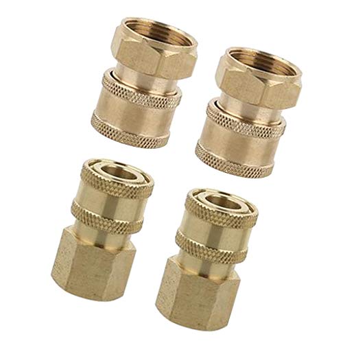 Acoplamiento para hidrolimpiadora 4x Manguera M22x1.5mm / M18x1.5mm