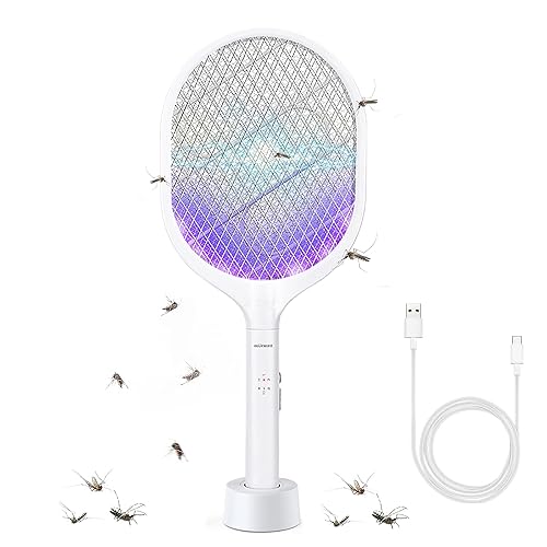 Glückluz 2 en 1 Repelente de Mosquito Eléctrica, Eliminador de Insectos Fly Killer Bug Zapper,...