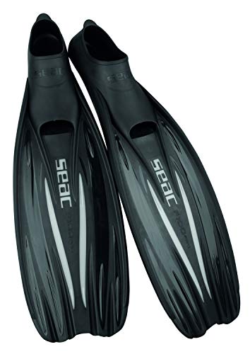 SEAC F100 Pro Aletas de Buceo (Negro, 42/43), 9293N