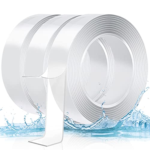 YCQYNHQ 3 Rollos de 5M de Nano Cinta, Impermeable Cinta Doble cara Extrafuerte, Cinta Nano Tape...