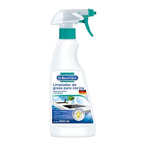 Dr. Beckmann Limpiador de Grasa para Cocina para Superficies, Remueve Grasa y Suciedad, 500 ml, 1...
