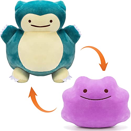 Almohada de peluche reversible de 12.6 pulgadas Ditto de peluche suave para niños cumpleaños