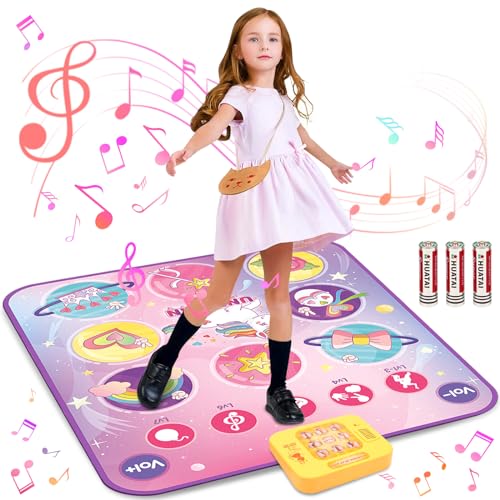 Tapete de Baile para Niño,Juguetes Alfombra de Música Eléctrica con 7 Modos,Juego Pad de Baile...