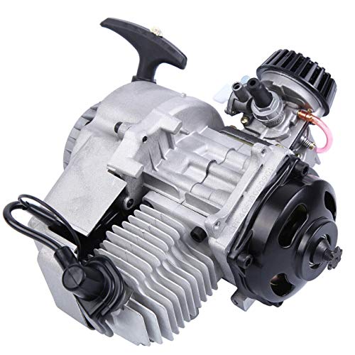 Mini motor de 47 cc 49 cc de 2 tiempos, motor de arranque de un solo cilindro, motor refrigerado por...