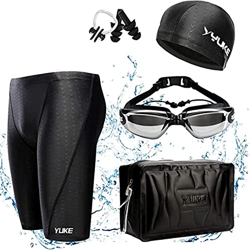 SlowTon Traje de Baño Corto Hombre 6 en 1, Bañador Corto de Natación Secado Rápido, Incluye...