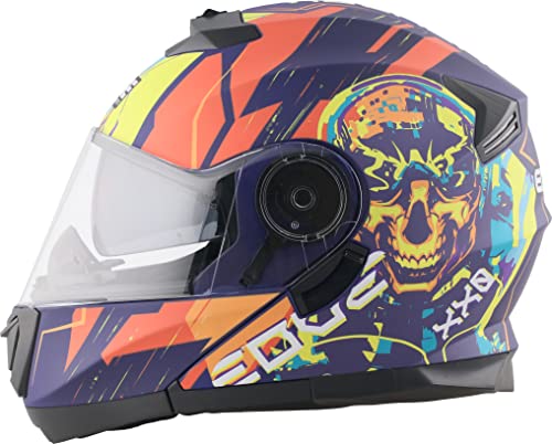 EDGE MOTORCYCLE CASCO MODULAR ABATIBLE - JET 2 MX-7 VISOR Anti Baho Motocicleta Marca EDGE - Visor...
