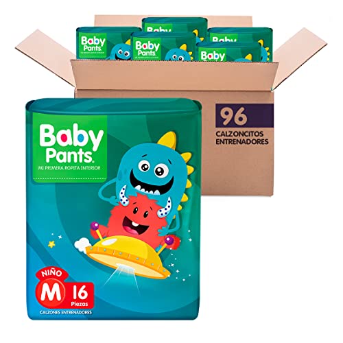 Baby Pants Calzón Entrenador Niño, Talla M; 96 pañales