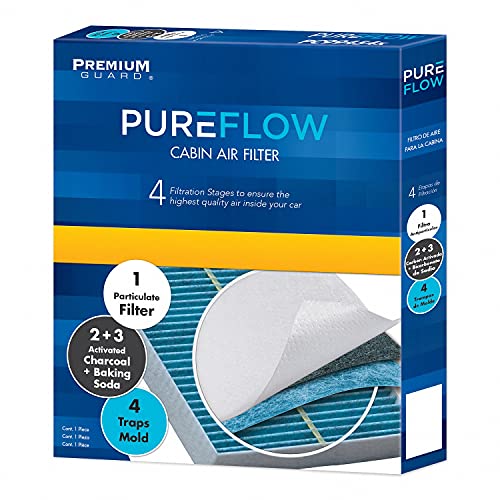 Pureflow - Filtro de aire de cabina PC6080X | Compatible con Honda Civic 2023-16, Insight 2022-19,...