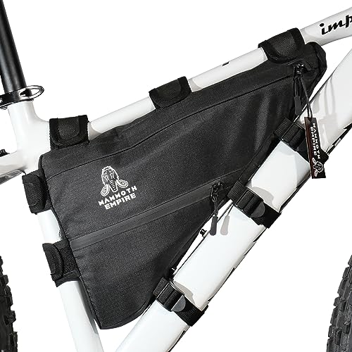 RNS - Bolsa para marco de bicicleta, bolsa para bicicleta, bolsa triangular, tamaño pequeño,...
