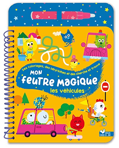 Mon feutre magique les véhicules - avec feutre à réservoir d'eau