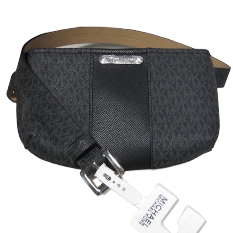Michael Kors Riñonera para mujer, Negro, Grande/ Extra Grande