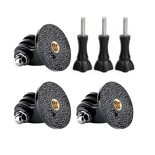 usmallbee Adaptador para Trípode De Gopro, 3 Piezas 1/4 Compatible con GoPro Hero...