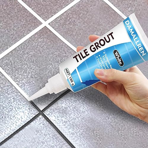 Kit de reparación de lechada de azulejos, paquete de 2 pinturas de lechada para baño, ducha,...