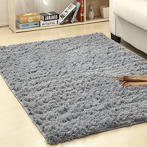 AXIDUN Alfombra, Alfombra Ultra Suave y Esponjosa para Dormitorio, Alfombra Decorativa para Sala de...