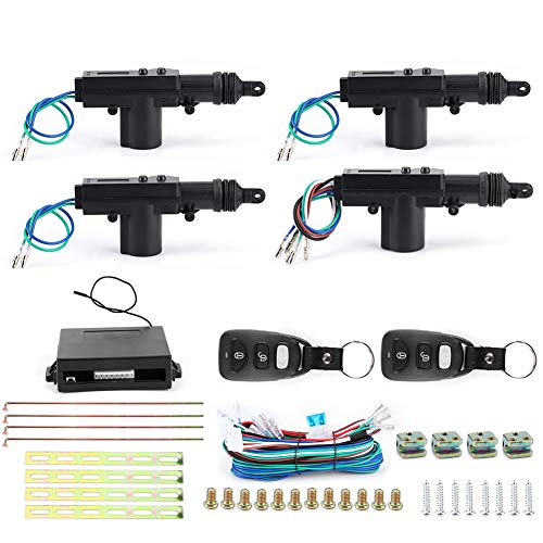 KRODANS 433.92MHz Car Central Door Lock Locking Kit Universal 4-Door Vehicle Keyless Entry System