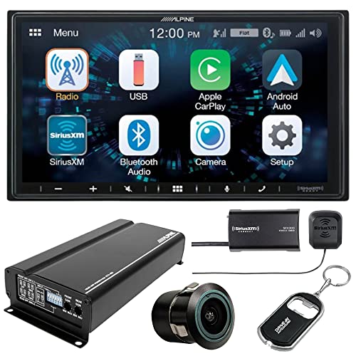 Alpine iLX-W650 Receptor multimedia digital y sintonizador SiriusXM SXV300V1 y cámara Bullet de...