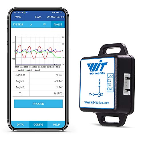 WitMotion WT61C-232 Sensor de acelerómetro de alta precisión, aceleración de 6 ejes (+-16...