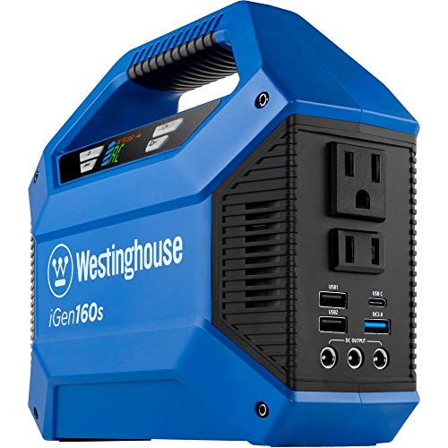 Westinghouse - Equipo de energía para exteriores iGen160s portátil y generador para exteriores de...