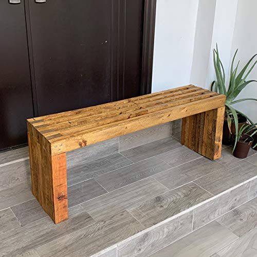 Banca para Jardín Exterior estilo Vintage Muy Durable. Hecho a Mano.