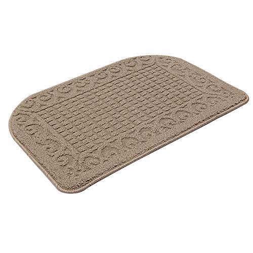 COSY HOMEER - Alfombra de cocina antifatiga de 27 x 18 pulgadas, hecha de 100% polipropileno, media...