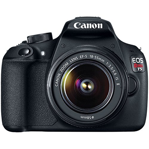 Canon EOS Rebel T5 EF-S 18-55mm IS II Digital SLR Kit (Renewed)