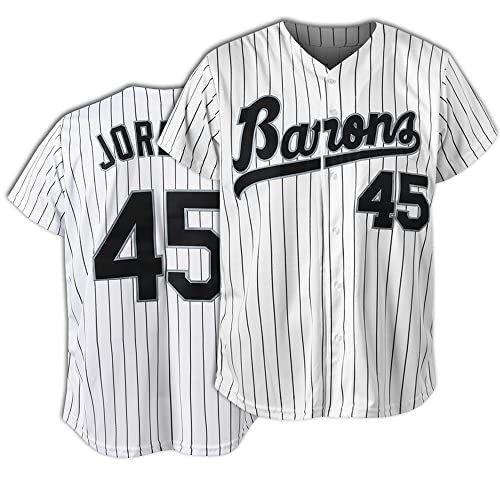 Tocament Traje de los años 90 para hombres y mujeres, barons #45 unisex hip hop, camisetas de...