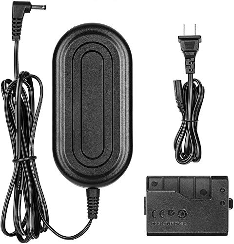 ENEGON ACK-E10, Adaptador de alimentación de CA DR-E10 Acoplador CC Kit Cargador batería simulado...
